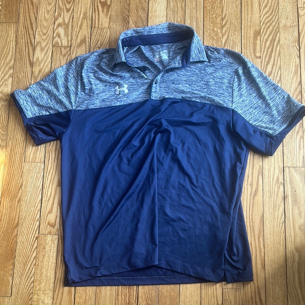 Under Armour Men's Blue Polo Shirt